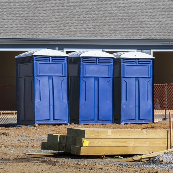 what is the expected delivery and pickup timeframe for the portable restrooms in De Ruyter NY